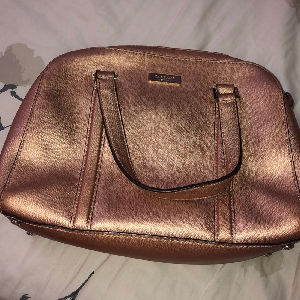 Rose gold purse